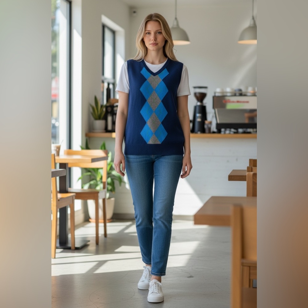 Izod Navy Sweater Vest